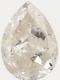 Diamant Loose Naturel Jaune Couleur Gris Poire I1 Clarté 5.10 Mm 0.36 Ct Kr846