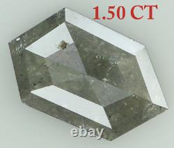 Diamant Naturel Loose Couleur Gris Hexagon I3 Clarity 11.40 MM 1,50 Ct Kr1482