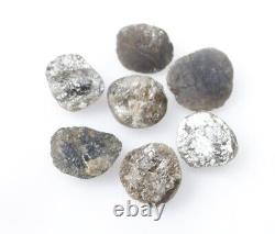 Diamant brut gris naturel de 6,21 ctw pour la fabrication de bijoux