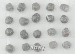 Diamant brut gris naturel non taillé de 3-3,5 mm pour bijoux