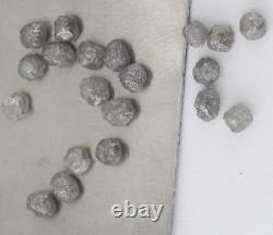 Diamant brut gris naturel non taillé de 3-3,5 mm pour bijoux