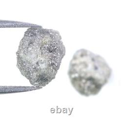 Diamant brut naturel gris de 7,17 carats, loose, parfait pour la fabrication de bijoux