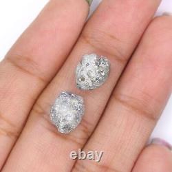 Diamant brut naturel gris de 7,17 carats, loose, parfait pour la fabrication de bijoux