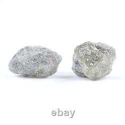 Diamant brut naturel gris de 7,17 carats, loose, parfait pour la fabrication de bijoux