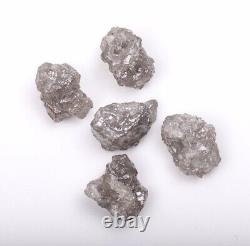 Diamant brut naturel gris, diamant non taillé, diamant rugueux non taillé en vrac pour bijoux