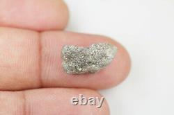 Diamant brut non coupé de couleur grise de 7,66 Ct, pierre brute naturelle en vrac VG24