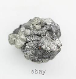 Diamant brut non taillé de couleur grise de 15,73 carats, pierre naturelle loose rugueuse.