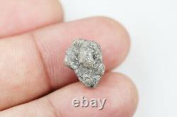 Diamant brut non taillé de couleur grise de 9,28 Ct, pierre brute naturelle, diamant brut VG25