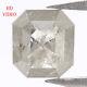 Diamant Gris Naturel De Forme Radiante Et De 0,81 Carat, Taille De 5,50 Mm, Coupe En Rose L5964