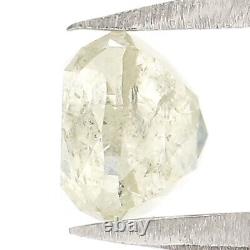 Diamant naturel de couleur gris coussin lâche diamant 1,06 CT forme coussin KDL5910