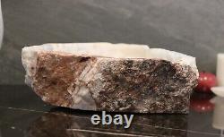 Évier en pierre naturelle gris blanc, éviers en pierre d'onyx, évier de navire rustique scellé à l'époxy.