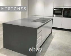 Galaxy Dark Grey Quartz Kitchen Worktop 3000x600x20 I Affordable Quartz Worktops
