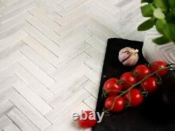 Gris Herringbone Marble Tiles Wall Floor Pierre Naturelle