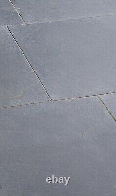 Job Lot 28m2 Milly Grey Tumbled Limestone Stone Floor Tiles Opus Pattern