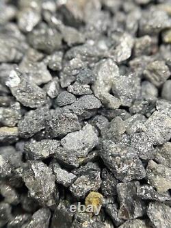 Lot de Diamants Bruts Naturels 20TCW Mélange de Couleurs Grises et Noires 2-3 MM Forme Irrégulière