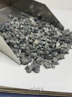 Lot de Diamants Bruts Naturels 20TCW Mélange de Couleurs Grises et Noires 2-3 MM Forme Irrégulière