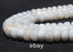 Magnifique collier de perles en forme ronde de 1051 carats de véritable pierre de lune grise naturelle SK 13 E515