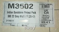 Marshalls Indian Sandstone Projet Pack 18,28m2 Gris Multi, Patio, Jardin