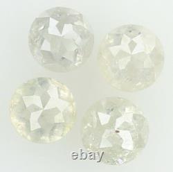 Naturel Loose Diamond Couleur Gris Rondrose Coupe I3 Clarity 4 Pcs 0.94 Ct Kdk1036