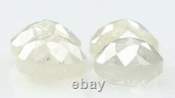 Naturel Loose Diamond Couleur Gris Rondrose Coupe I3 Clarity 4 Pcs 0.94 Ct Kdk1036