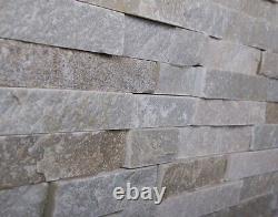 Oyster Split Face Slate Wall Mosaic Clading Carreaux £0.99p Échantillon