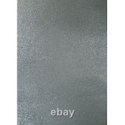 Papier peint en pierre de mica naturel gris anthracite moderne à effet uni pailleté