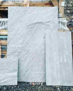 Paquet de terrasse en grès indien Kandla Grey de 22mm (20,3m²)