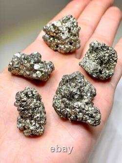 Pierre brute de pyrite naturelle à 100% LB (lots en gros de cristaux)
