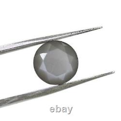 Pierre précieuse naturelle en pierre de lune grise ronde facettée de 8 mm à 11 mm de qualité AAA