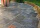 Sagar Black Slate Grey Rustic Natural Indian Sandstone Paving Slabs Garden Patio
