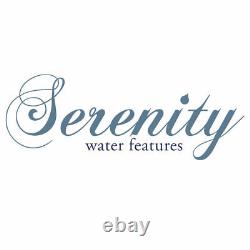Serenity Garden 35cm Sphère En Grès Caractéristique De L'eau Fontaine Extérieure Led Nouveau