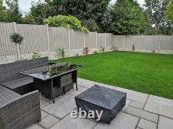 Silver Grey Sandstone Indian Natural Paving Slabs Sawn Patio Stone Floor 15,39m2