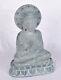 Statue De Bouddha En Pierre, Gris Naturel, Idole Bénie, Symbole De Paix, Savoir-faire Raffiné
