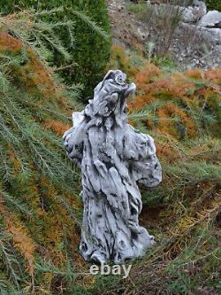 Statue de pierre solide Fée en bois Fantôme de la nature Sorcier de l'arbre Résistant au gel